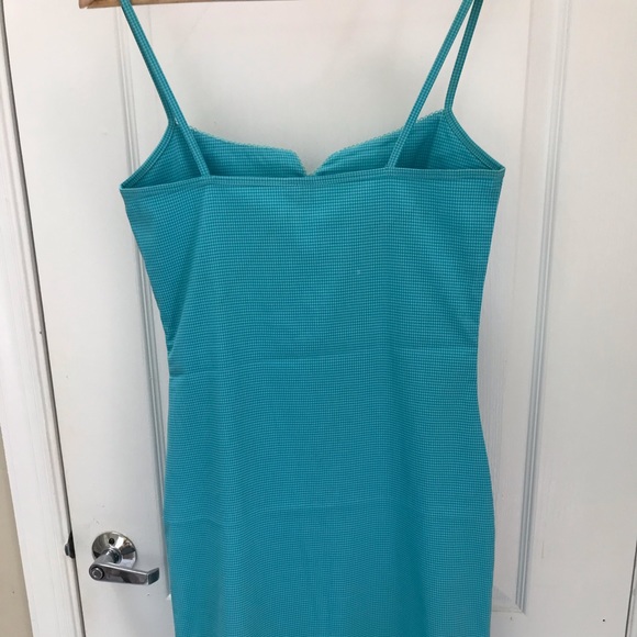 Blue plaid dress - Picture 4 of 6